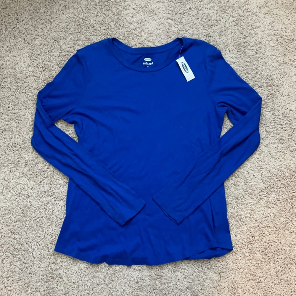 Old navy relaxed crew neck long sleeve